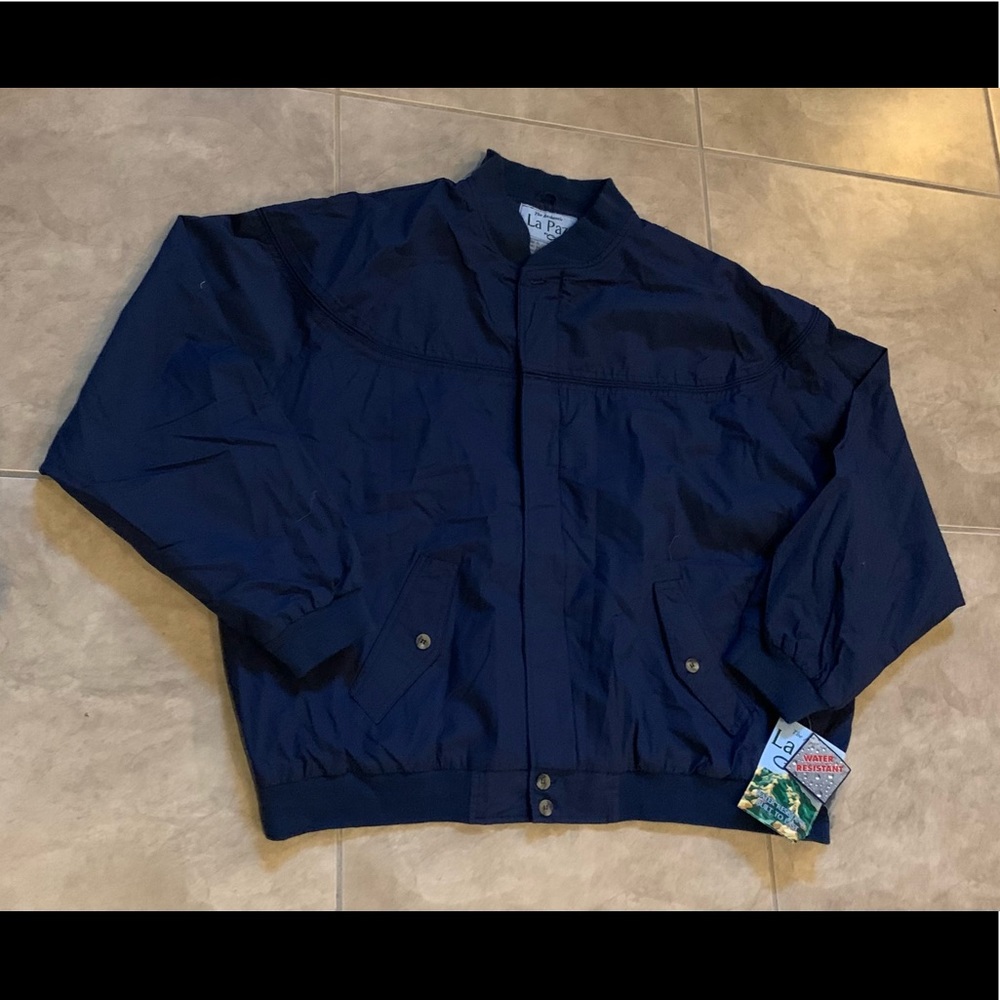 La Paz by Catalina Bomber Jacket Water Resistant Purple Indigo NEW w/Tag 2XL 3XL